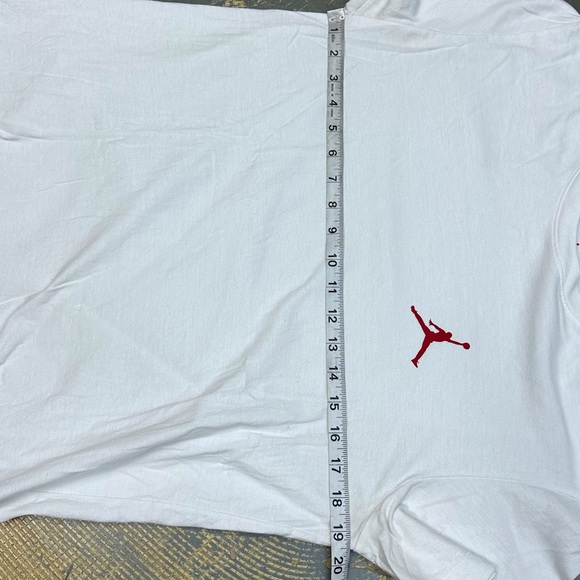 Air Jordan Jumpman Bred White Printed Shirt AQ2366-10A Medium - Picture 5 of 8
